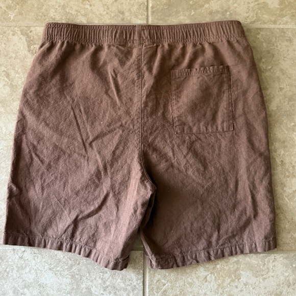 Goodfellow Men’s linen/cotton blend shorts size S - Picture 3 of 4